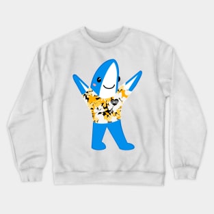 CSULB sharks Elbee Hawaiian shirt Crewneck Sweatshirt